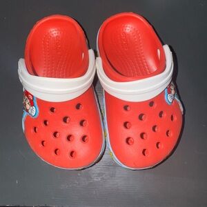 Toddler Light up Mario Crocs 6c